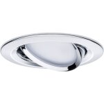 Luminaire � led encastrable led int�gr�e paulmann coin slim 93880 n / a 6 w chrome jeu de 3 s279801
