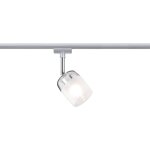 Luminaire sur rail haute tension paulmann blossom urail g9 10 w led chrome (mat), satin