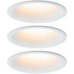 Paulmann - spot led encastrable pour salle de bains jeu de 3 18 w x236932