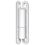 Paumelle pour menuiserie pvc blanc hauteur 83mm pi�ce - monin - 654200