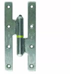 Paumelle picarde bouts carrés acier brut - torbel - 140 x 60 mm - droite Paumelle picarde bouts carrés acier brut - torbel - 140 x 60 mm - droite