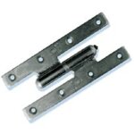 Paumelle picarde soud�e bout carr� 190x70mm gauche brut - torbel - pbl197g0