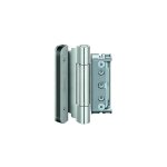 Paumelle standard pour menuiserie bois baka 3d bout rond - hauteur totale : 140 mm - largeur totale : ...