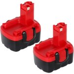 Pdstation - 2x 14. 4v 4. 8ah ni - mh batterie pour bosch 2607335275 2607335533 2607335534 2607335711 ...