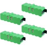 Pdstation - 4�6800mah 14. 4v li - ion batterie pour irobot roomba, batterie de remplacement compatible ...