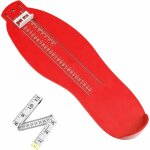 Pedimetre enfants et adultes - pied dispositif de mesure pour dterminer la pointure 18  47 - rouge