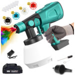 Pedony - pistolets � peinture, 1l paindre de peinture �lectrique � main �lectrique pistolet de peinture ...