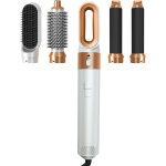 Peigne � air chaud 5 en 1, lisseur, fer � friser et s�che - cheveux s�che - cheveux multifonction avec ...