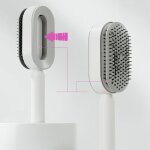 Peigne à cheveux autonettoyant pour femmes, brosse à cheveux à coussin d'air, peigne de massage Peigne à cheveux autonettoyant pour femmes, brosse à cheveux à coussin d'air, peigne de massage