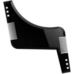 Peigne pochoir barbe homme par - accessoire de rasage et d?entretien de contour de barbe