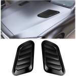 Pelle d'admission d'air d�corative universelle en abs pour voiture - accessoire modifi� (noir)