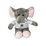 Peluche personnalise animal pour bb  a star is born lphant