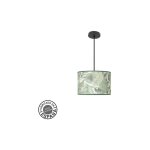 Pendentif mode 1xe27 noir / vert drap regx30x30cm Pendentif mode 1xe27 noir / vert drap regx30x30cm