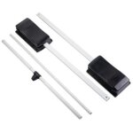 Penderie double elite - 8 kg - fixation lat�rale - largeur 645 - 910 mm - finition antracite - synbioz ...