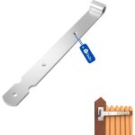 Penture bout droit galvanoplastie 300 mm ? charni�re de portail acier �lectro - plaqu� gond sur platine ...
