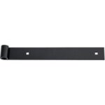 Penture noire � bout droit - 800 x 40 mm - axe 16 mm - perc�e torbel industrie
