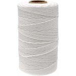 Peny - corde macram en coton ficelle blanche 2mm x 100m pour travaux manuels, cuisine, lier la viande, ...