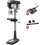 Perceuse � colonne jusque � 25 mm cm3 750w 400v 12 vitesses + �tau de per�age + jeu de boulons optidrill ...