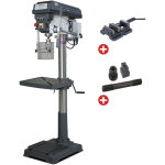 Perceuse � colonne jusque � 30 mm cm4 1, 1 kw 230v affichage digital + �tau de per�age + jeu de boulons ...