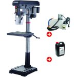 Perceuse � colonne professionnelle jusque � 30 mm cm3 1, 5 kw 400v avec syst�me de refroidissement et ...