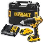 Perceuse dewalt dcd777d2t 18 v 2x2 0 ah accu.