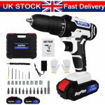 Perceuse lectrique sans fil et conducteur lectrique avec 2 batteries rechargeables 1500 mah et kit ...