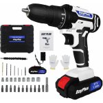 Perceuse lectrique sans fil et conducteur lectrique avec batterie rechargeable 21v 1500mah et kit de ...