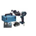 Perceuse � percussion 18v lxt (1x5. 0 ah) en makpac makita dhp458rt1j