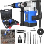 Dayplus - perceuse  percussion 3000w marteau perforateur marteau burineur marteau piqueur sds - plus ...