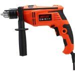 Perceuse � percussion, perceuse �lectrique1380w, fonction marteau et foret, poign�e rotative, avec kit ...