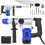 Lucn - perceuse  percussion filaire, perceuse visseuse 1500w 6j professional marteau - perforateur lectrique ...