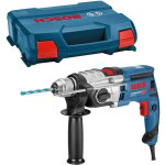 Perceuse � percussion gsb 20 - 2 bosch en kit avec jeu de forets � pierre dans l - case