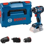 Perceuse sans fil gsr 18v - 90 fc solo bosch + embouts + l - boxx - 06019k6203