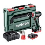 Perceuse visseuse 12v sans fil powermaxx bs 12 bl quick 2x 4ah li - hd - metabo - 601045920 - asc 55, ...