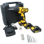 Vito - perceuse visseuse 14. 4v + 3 batteries lithium 2, 0ah + chargeur rapide