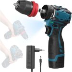 Perceuse visseuse 18v 2en1 moteur brushless 45nm domestique