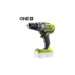 Ryobi - perceuse - visseuse 18v one + - 50nm, 500 - 1800 tr / min, 2 vitesses - mandrin 13mm, led, poigne ...