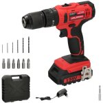 Perceuse - visseuse 20 v. avec 2 vitesses et marteau. batterie 20 ah. couple de serrage 35 nm.