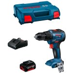 Perceuse - visseuse bosch gsr 18v - 55 (1 x 4, 0 ah gal18v - 20 l - case)