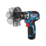 Perceuse - visseuse bosch professional gsr 12v - 35 fc + 2 batteries 3, 0 ah 12v + chargeur gal 12v - ...