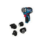 Bosch - perceuse - visseuse professional gsr 12v - 35 fc flexiclick sans batterie avec 4 adaptateurs ...