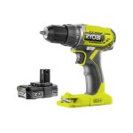 Ryobi - perceuse - visseuse compacte 18v one + - 2 batteries lithium + 2, 0 ah - chargeur 1, 5 a - sac ...
