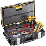 Perceuse visseuse dcd710 10, 8v + lot de 3 for�ts 4. 2 dt4961 + pince � riveter 'endurance' facom y. ...