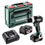 Metabo - perceuse visseuse bs 18v - lt bl 2 x 4, 0 ah li - power, asc 55, coffret - 602325500