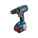 Perceuse visseuse a percussion bosch professional gsb 18v - 28(28 / 63 / - nm), 2 batteries 4, 0ah, chargeur ...
