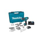 Perceuse - visseuse � percussion sans fil makita hp333dsax1 12v avec 2x 2, 0 ah batteries, chargeur, ...