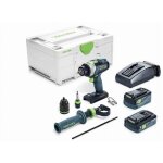 Perceuse - visseuse � percussion sans fil quadrive tpc 18 / 4 5, 0 / 4, 0 i - plus - 577651 - festool ...