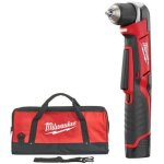 Perceuse visseuse  renvoi d'angle milwaukee c12 rad - 202b - 2 batteries li - ion 2. 0 ah - 1 chargeur ...