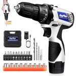 Perceuse visseuse sans fil 16. 8v, lectrique visseuse devisseuse avec batterie rechargeable de 1300mah, ...