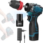 Perceuse visseuse sans fil, 18v visseuse devisseuse avec 1 batteries et chargeur, 45nm perceuse percussion, ... Perceuse visseuse sans fil, 18v visseuse devisseuse avec 1 batteries et chargeur, 45nm perceuse percussion, ...